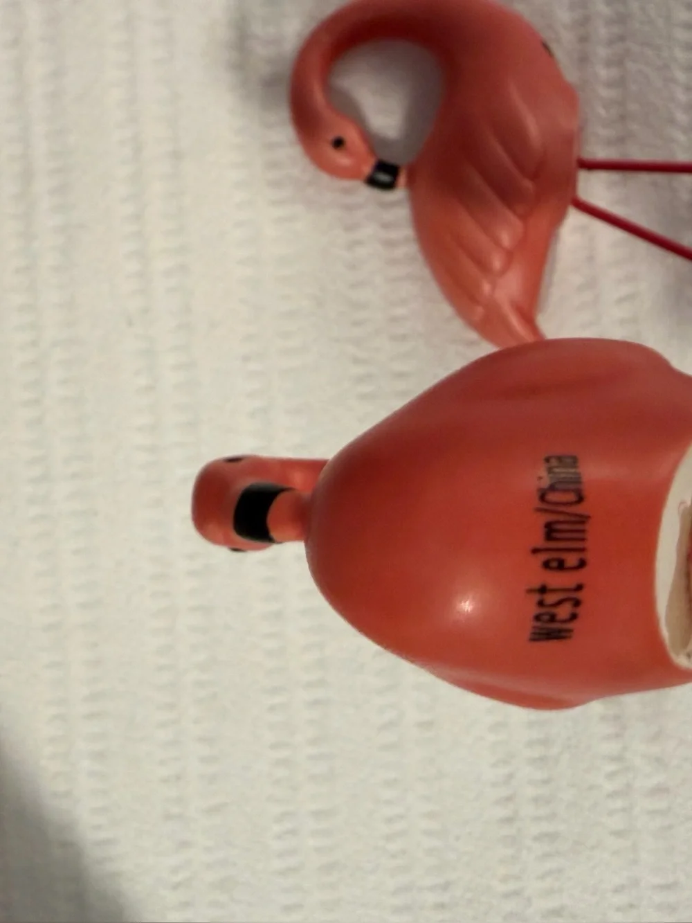 NWT West Elm Fancy Flamingo salt & pepper shakers